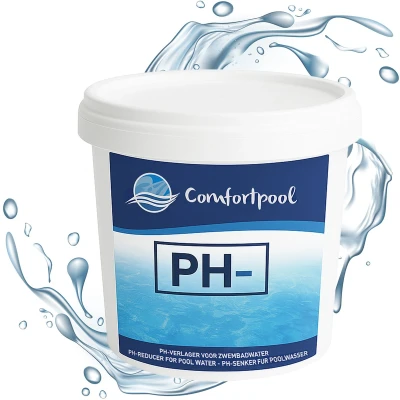 Afbeelding van pH min poeder 1 kg Verlaagt de waarde Voor helder zwembadwater Comfortpool