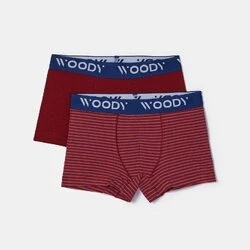 Afbeelding van Woody boxer voor jongens bordeaux maat 8j