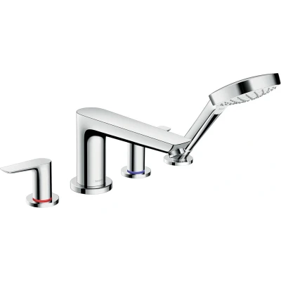 Afbeelding van Hansgrohe Talis E 4 gats badrandmengkraan afbouwdeel