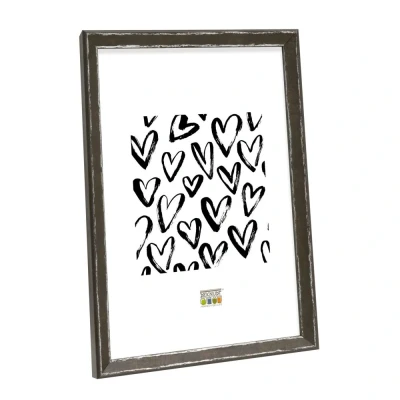 Afbeelding van Deknudt Fotokader in zwart met zilverkleurig biesje 13x18 S46DF2