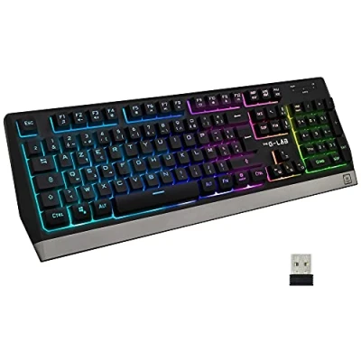 Afbeelding van Gaming Keyboard The G Lab Tungsten AZERTY Frans