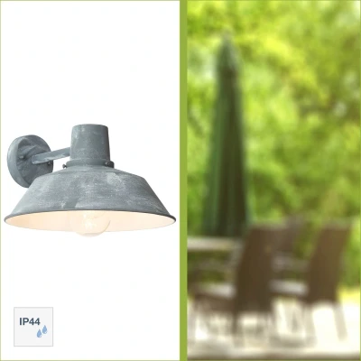 Afbeelding van Brilliant Humphrey 96290/70 Buitenlamp (wand) LED E27 60 W Beton grijs