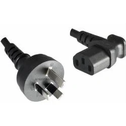 Afbeelding van Microconnect PE010418AUSTRALIA A electriciteitssnoer Zwart 1,8 m Netstekker type I C13 stekker