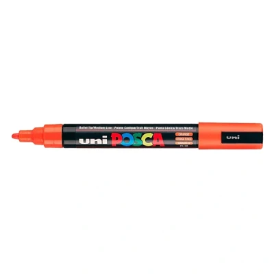 Image de Uni ball Posca Marqueur pointe moyenne conique Orange foncé
