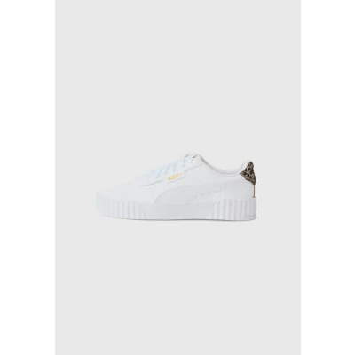 Afbeelding van PUMA Baskets Carina 3.0 Animal Flair pour femme, Or blanc, 36 EU, EU
