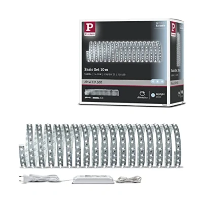 Afbeelding van Paulmann MaxLED 500 70830 LED strip basisset Met connector (male) 24 V 10 m Daglichtwit 1 stuk(s)