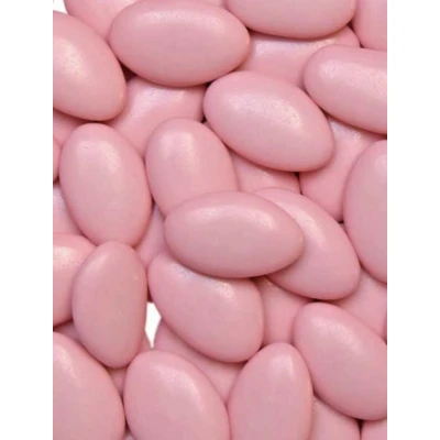 Afbeelding van Chocolade Dragee Roze 900 Gram