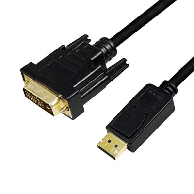 Image de LogiLink Cordon convertisseur DisplayPort DVI, 2,0 m, noir
