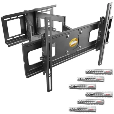 Afbeelding van RICOO R06 F TV Muur Beugel Draaibaar Kantelbaar ca. 40 75 Inch (102 191 cm) VESA 300x200 600x400 zeer belastbaar Houder voor LED LCD Schermen