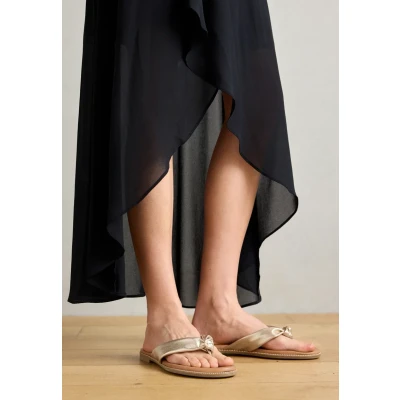Afbeelding van Tamaris Teensandalen, Dames, Maat: 37, Light gold Schoenen