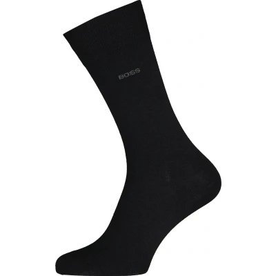 Afbeelding van BOSS John uni (1 pack) herensokken wol met katoen zwart Maat: 47 50