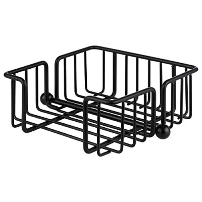 Afbeelding van APS Urban servethouder zwart 190x190x75mm
