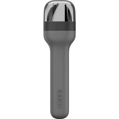 Afbeelding van Zoku Bestekset In Houder 4,6 X 2,9 17 Cm Rvs Zwart 4 delig