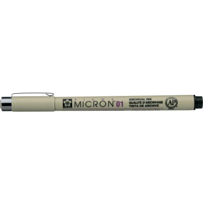Afbeelding van Fineliner Sakura pigma micron zwart 0.25mm