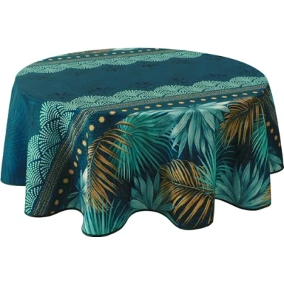 Afbeelding van Le linge de Jules Paraiso Tafelkleed, vuilafstotend, ovaal, 150 x 240 cm