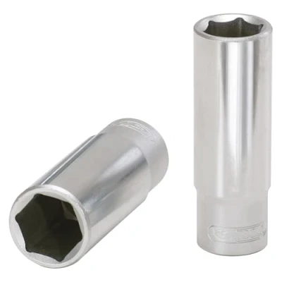 Afbeelding van KS TOOLS 917.3828 Speciale fitting voor gloeikaarsen 3/8 inch, 8 mm FlankTraction systeem Chroom Vanadium, gesatineerde afwerking
