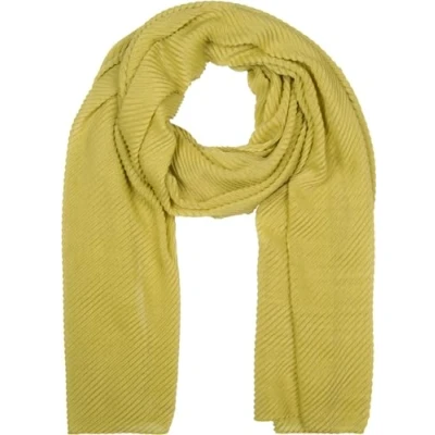 Afbeelding van styleBREAKER creped gewone sjaal, Crash and Crinkle, vrouwen 01016107, kiwi groen, Eén maat