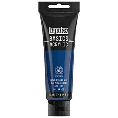 Afbeelding van Liquitex Acryl Basics Tube, Phtalocyanine Blauw, 118 ml