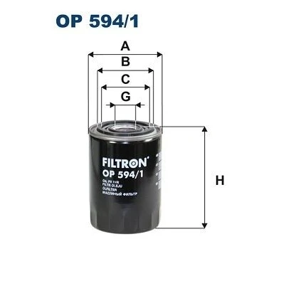 Afbeelding van Filtron Oliefilter OP 594/1