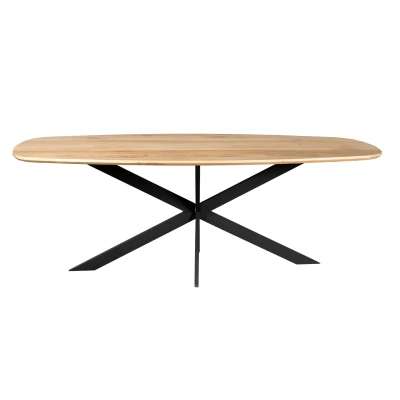Afbeelding van Eiken eettafel Ferris Deens Ovaal 240 cm Naturel