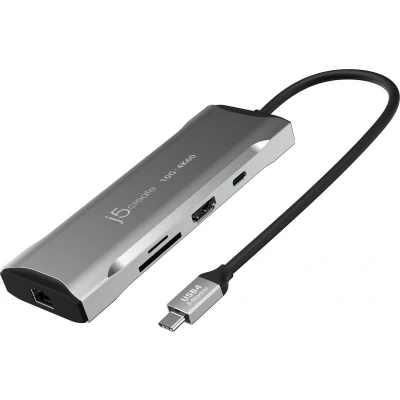 Afbeelding van j5create JCD393 N 4K60 Elite USB C 10 Gbps Mini Dock