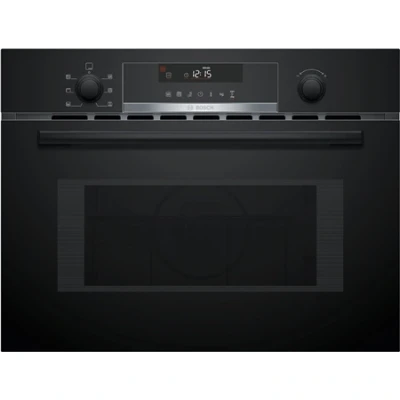 Afbeelding van Bosch CMA585GB1 Serie 6 Inbouwmagnetron met heteluchtfunctie 60x45 cm 44 l Zwart Eenvoudig te reinigen hydrolyse