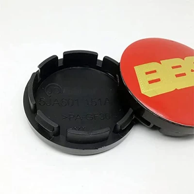 Afbeelding van 4 stuks afdekhoezen voor BBS 56 mm, roestvrij, stofdicht, met logo, wieldoppen, auto, decoratie, accessoires, A