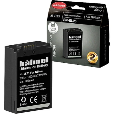 Afbeelding van Hahnel HL EL25, Nikon, 1200 mAh, 7,6 V, Lithium Ion (Li Ion)