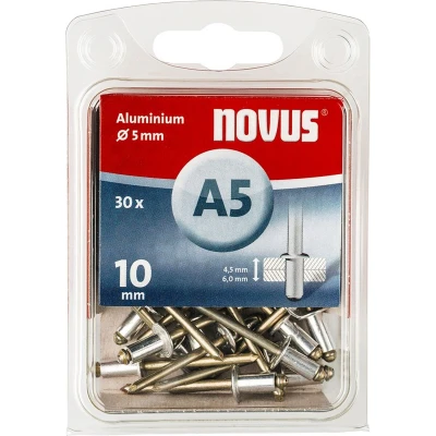 Afbeelding van Novus Blindklinknagel 5x10mm Type A5 aluminium/staal (Per 30 stuks)