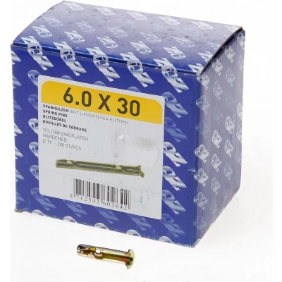 Afbeelding van Gebu Spanhuls geel verzinkt 6 x 30mm