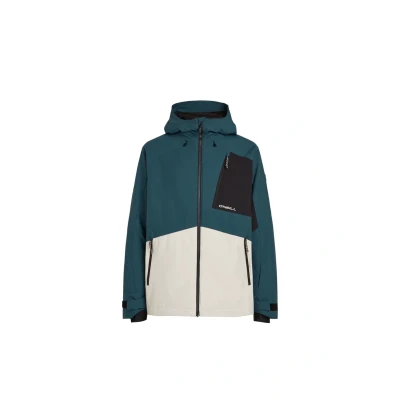 Afbeelding van O&#039;Neill Hammer block Snowboardjas, Heren, Maat: XL, Alma steel colour