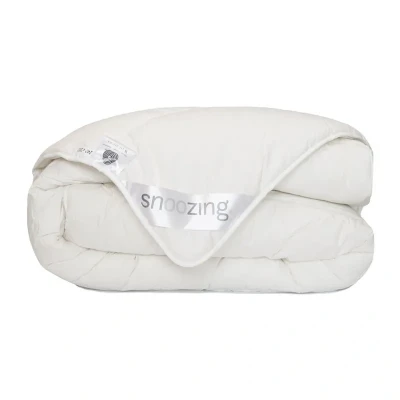 Afbeelding van Snoozing Texel Wol Dekbed Lits jumeaux 240x220 cm Wit