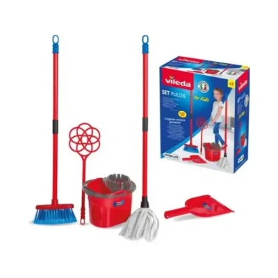 Afbeelding van Vileda Kinder Schoonmaakset Rood