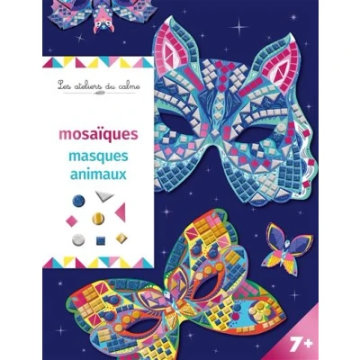 Image de Mosaïques masques animaux pochette avec accessoires