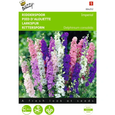 Afbeelding van 2 stuks Delphinium, Ridderspoor Imperial gemengd