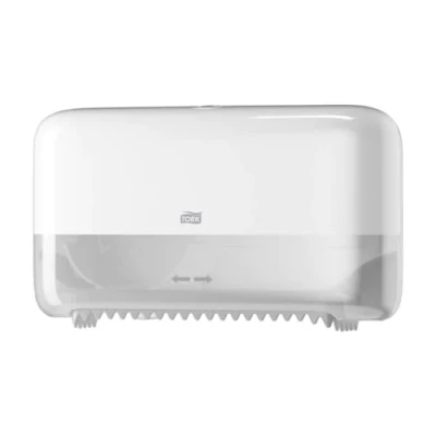 Afbeelding van Tork 558040 coreless t7 mid size toiletroldispenser, kunststof, wit (558040)