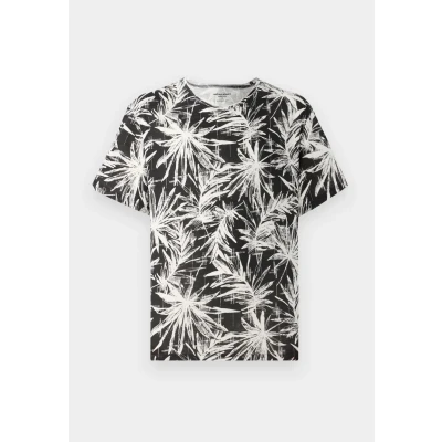 Afbeelding van Jack &amp; Jones Jjebryan TEE O NECK Tshirt print, Heren, Maat: Small, Black