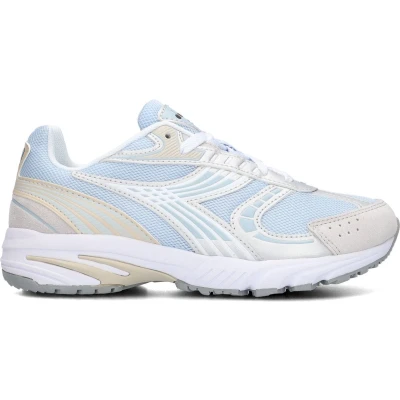 Afbeelding van Diadora SAO Sneakers laag, Dames, Maat: 38, White/light lake/silver Leer en imitatieleer