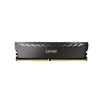 Image de Lexar THOR DDR4 kit 32 Go: 2 x 16 Go DIMM 288 broches 3200 MHz / PC4 25600 CL16 1.35 V mémoire sans tampon gris foncé