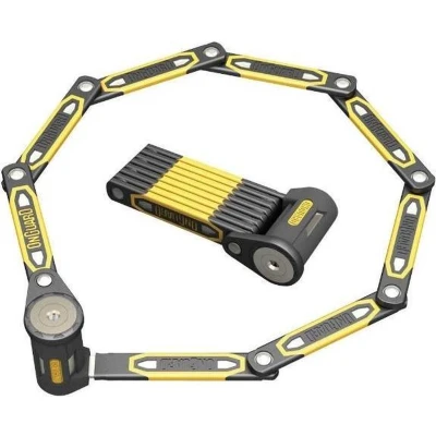 Afbeelding van Onguard Vouwslot K9 112,5 Cm Staal Zwart/geel