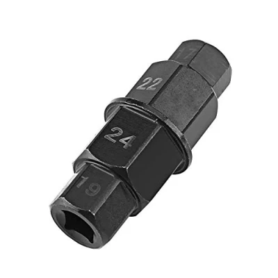 Afbeelding van Keenso Wiel Removal Tool, Zes 6 Pans Demontage As Schroevendraaier Gereedschap Zeskant 17 19 22 24 mm voor Motorfiets Achterwiel Vooraan