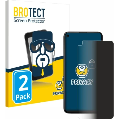 Afbeelding van BROTECT privacy screenprotector voor Google Pixel 4a 5G Folie Beschermfolie Blauwlichtfilter (2 Stuks)