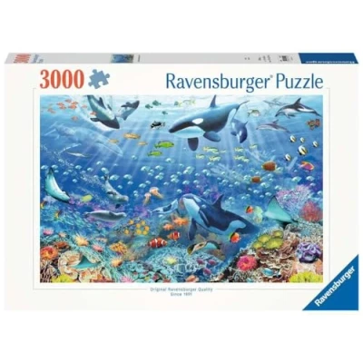 Image de Puzzle Ravensburger Monde sous marin coloré 3000 pièces