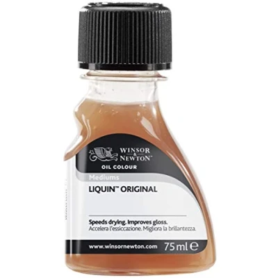 Afbeelding van Winsor &amp; Newton 2621751 Liquin Original 75 ml vloeibare verf op alkydbasis vermindert de droogtijd van olieverf met helft, verhoogt transparantie en beschermt tegen