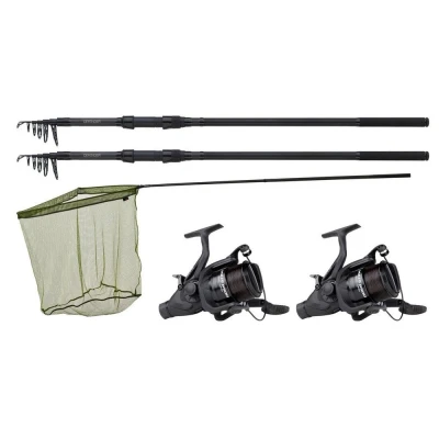 Afbeelding van JRC Defender 2 Rod Combo Tele Karperhengel Set 3.6m (3lb) Karperset