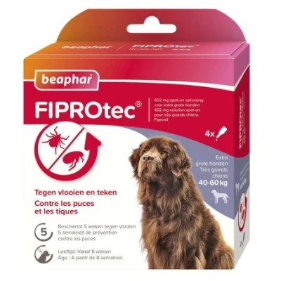 Afbeelding van Fiprotec spot on hond 40 60kg 3 + 1 pipet