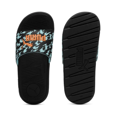 Afbeelding van Cool Cat Poised 2 Race slippers, Zwart/Oranje, Maat 35,5 PUMA