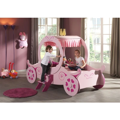 Afbeelding van LUCEVI Carbeds Princess Kate 90x200cm Roze