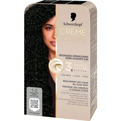 Afbeelding van Schwarzkopf CREME SUPREME 1 0 Permanente Haarverf Haarkleuring