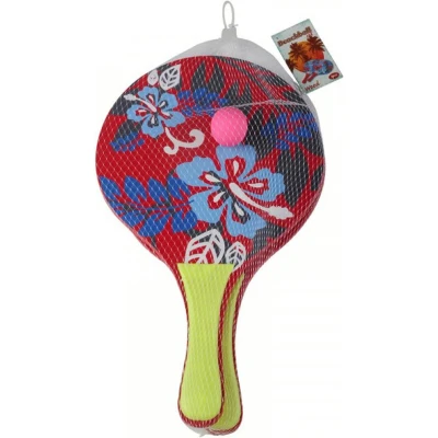 Afbeelding van Beachball set hout 3dlg